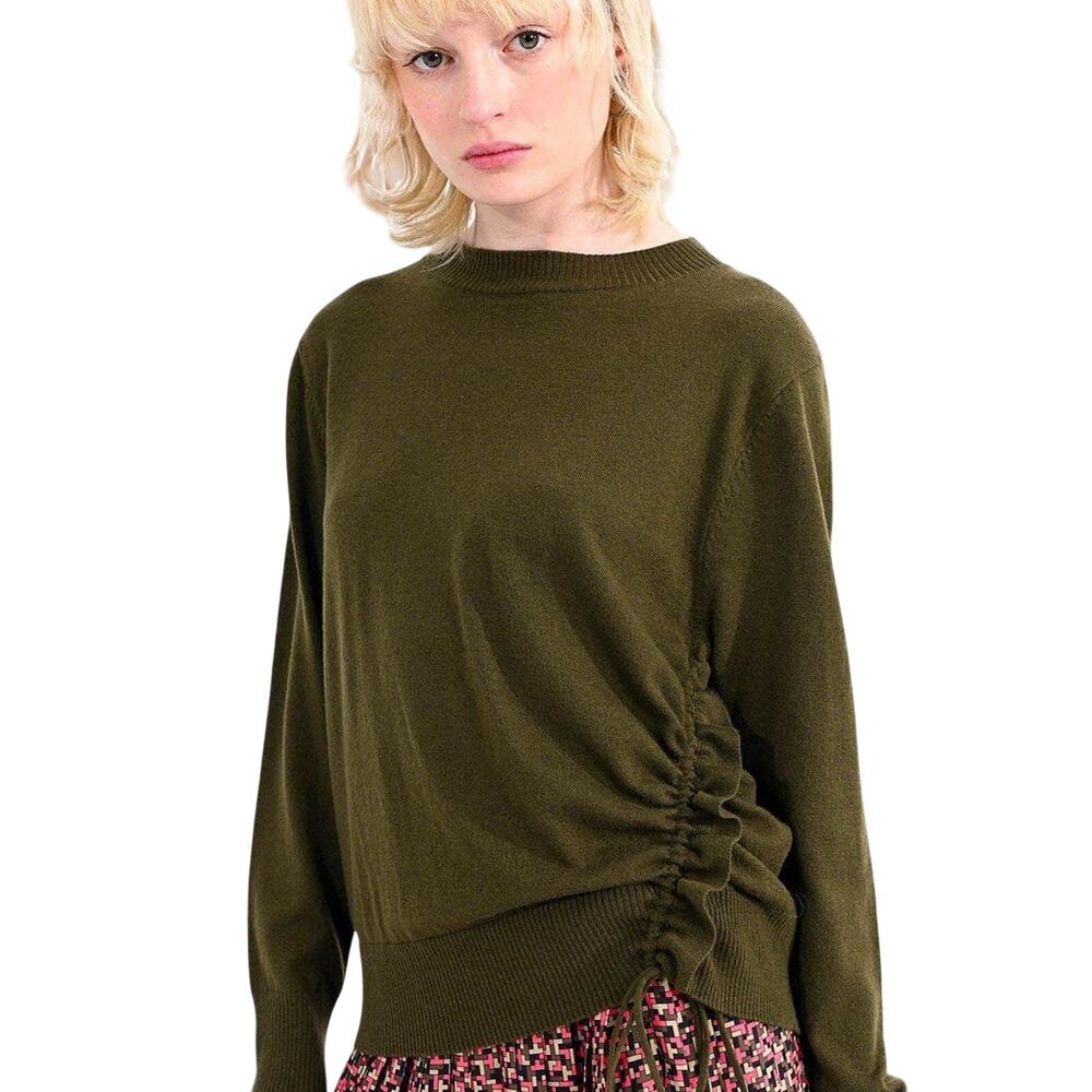 Olive Green Knit Sweater